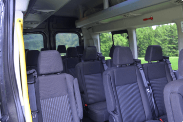 Ford Transit von innen